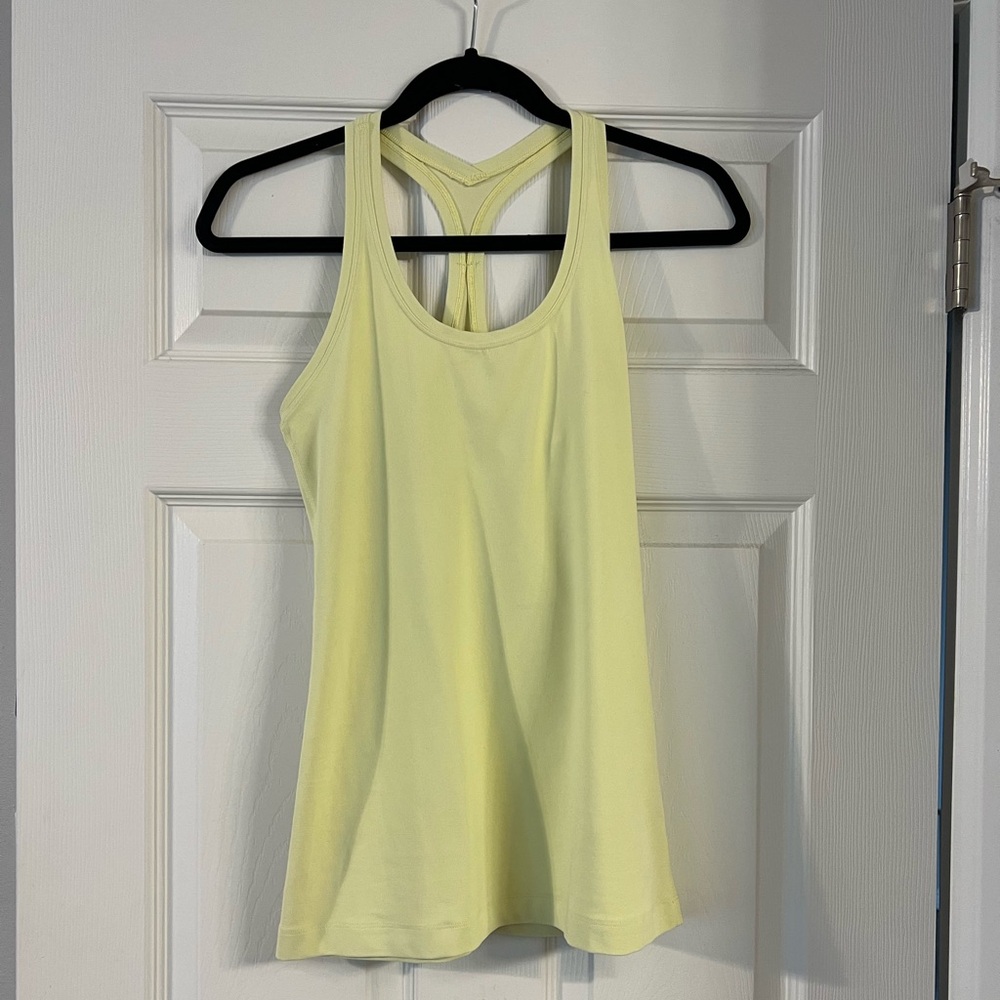 Lululemon TankTop Women Size Small Neon Yellow